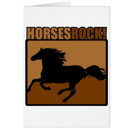 Horses Rock! Cards (Front)