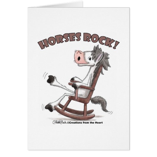 Horses Rock! Cards (Front)