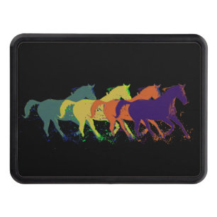 horses running hitch cover