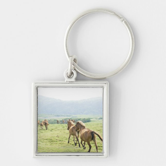 Horses running keychain (Front)