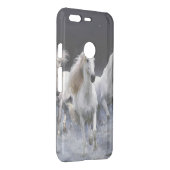 Horses running  throw pillow uncommon google pixel case (Back/Right)