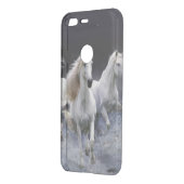 Horses running  throw pillow uncommon google pixel case (Back/Left)