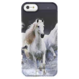 Horses running  throw pillow permafrost iPhone SE/5/5s case