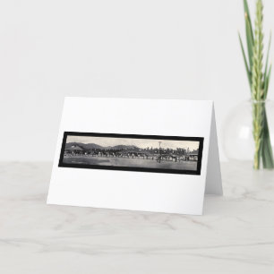 Horses Santa Anita Photo 1908 Holiday Card