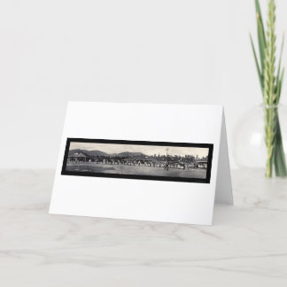 Horses Santa Anita Photo 1908 Holiday Card
