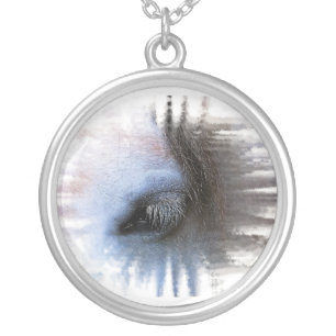 HORSES SILVER PLATED NECKLACE