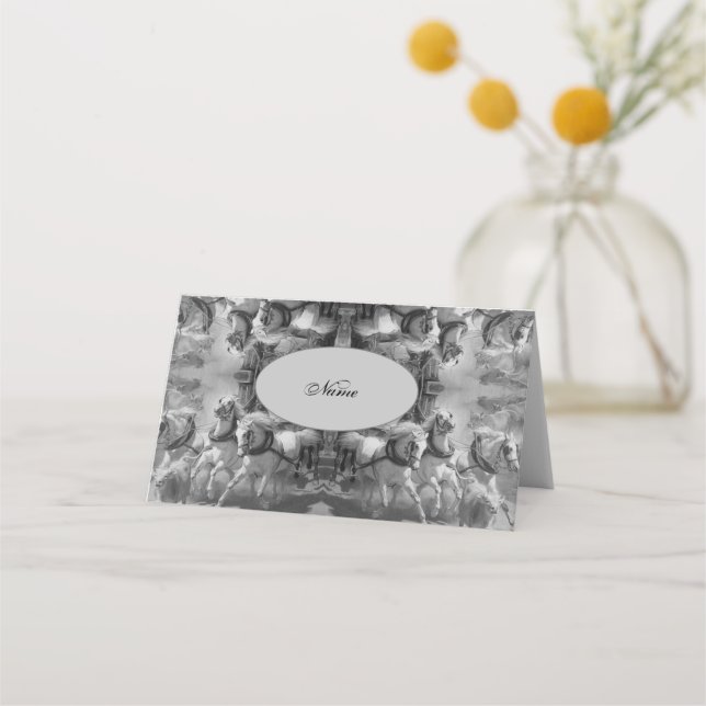 Horses - Stable Seat Card (Front)