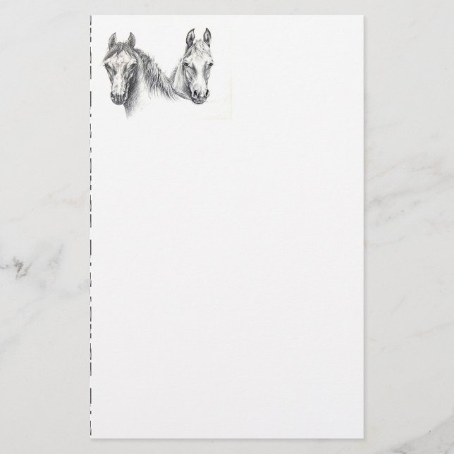 Horses Stationery (Front)