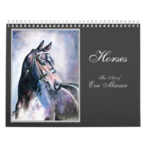 Horses the Art of Eve Mazur  Calendar