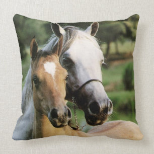 Horses Throw Pillow