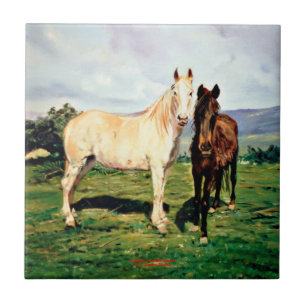 Horses Tile