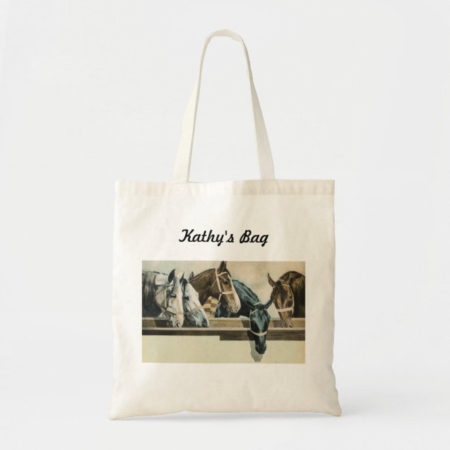 Horses Together tote Bag (Front)
