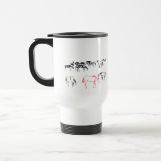 Horses  travel mug