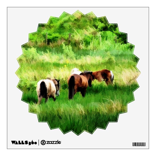 HORSES WALL DECAL (Front)