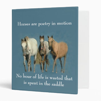 Horses Wild and Wonderful Binder
