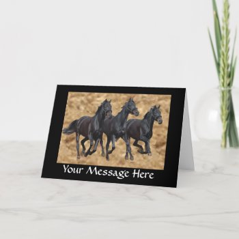 Horses Wild Card by horsesense at Zazzle