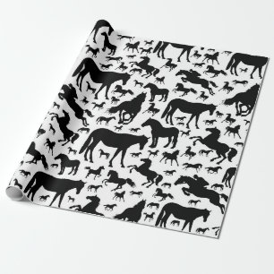 Horses Wrapping Paper or for Decoupage