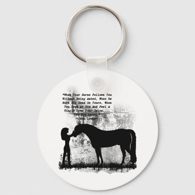 Horses- You Are Loved Keychain (Front)