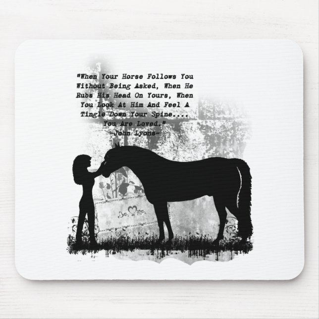 Horses- You Are Loved Mouse Pad (Front)