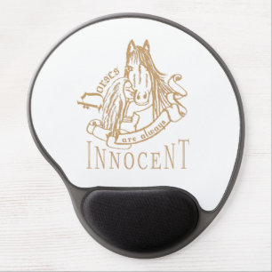 HorsesAreInnocent - Gel Mousepad