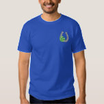 Horseshoe And 4- Clover Embroidered T-shirt at Zazzle