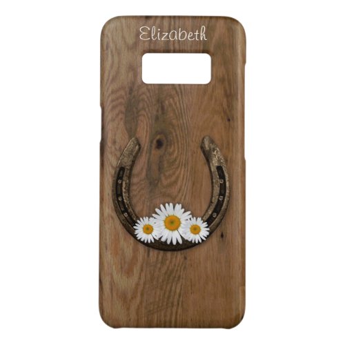 Horseshoe and Daisies Samsung Galaxy S8 Case