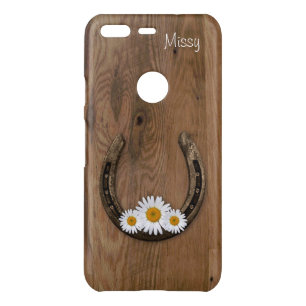 Horseshoe And Daisies Uncommon Google Pixel Case
