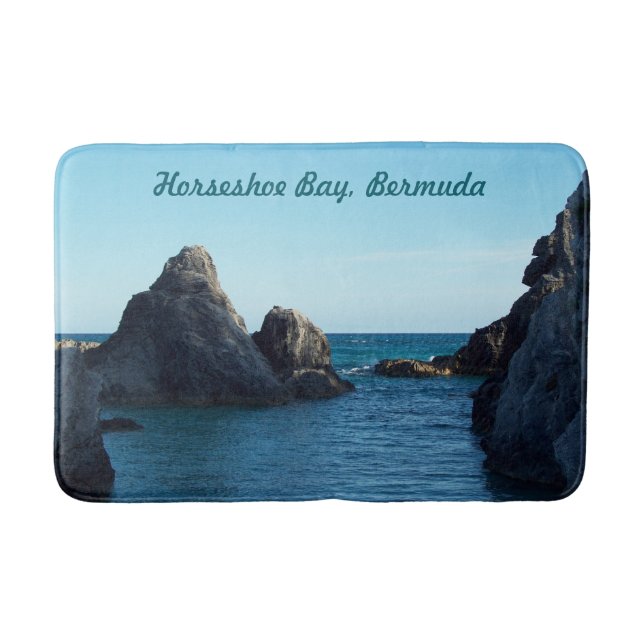 Horseshoe Bay, Bermuda bath mat (Front)