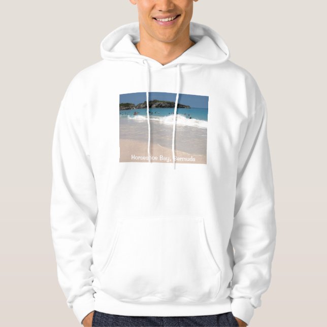 Horseshoe Bay, Bermuda Hoodie (Front)