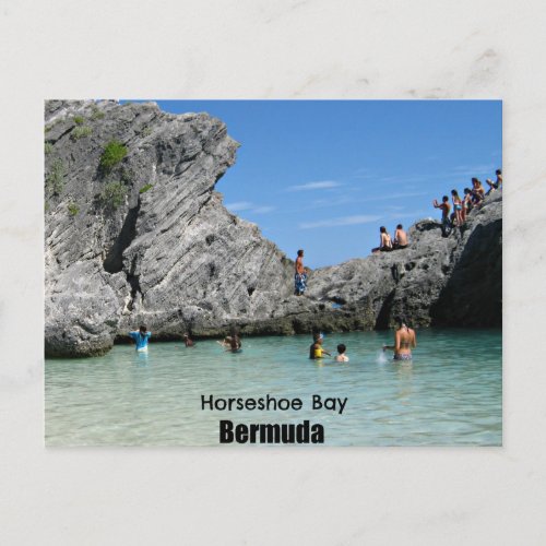 Horseshoe Bay Bermuda Postcard