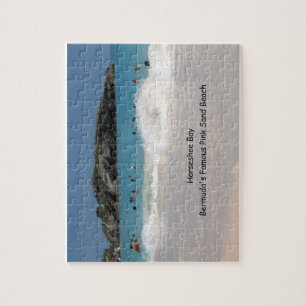 Horseshoe Bay, Bermuda's Famous Pink Sand Beach Jigsaw Puzzle