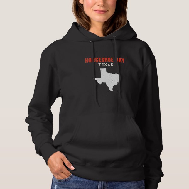 Horseshoe Bay Texas USA State America Travel Texas Hoodie (Front)
