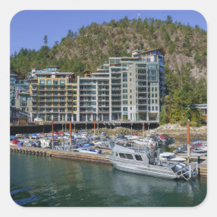 Horseshoe Bay Vista Square Sticker