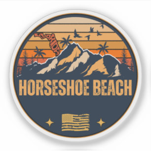 Horseshoe Beach, Florida Sticker