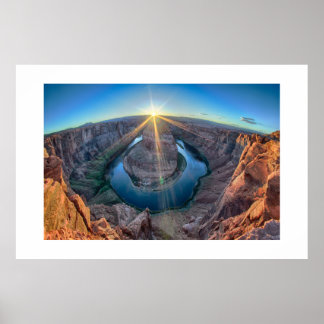 horseshoe bend arizona poster