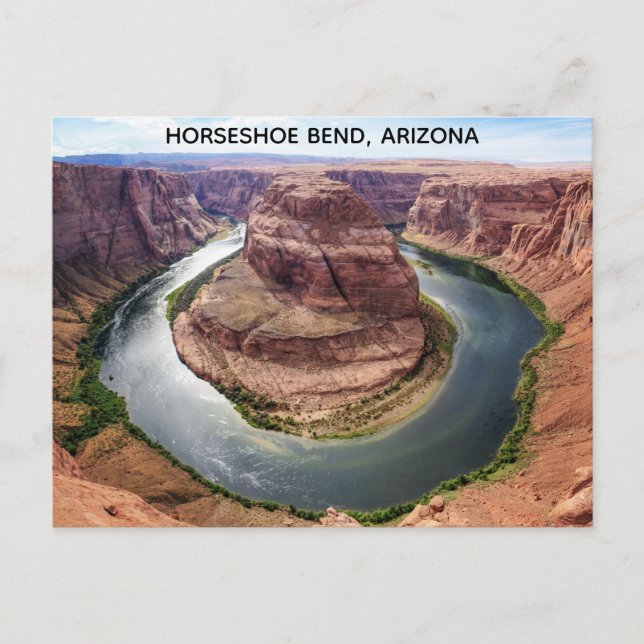 Horseshoe Bend Arizona Travel Photo Postcard (Front)