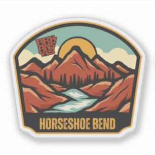 Horseshoe Bend, Arkansas Sticker