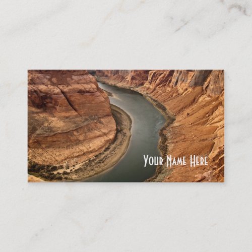Horseshoe Bend Business Card Template