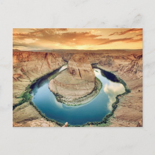 Horseshoe Bend Caynon Postcard (Front)