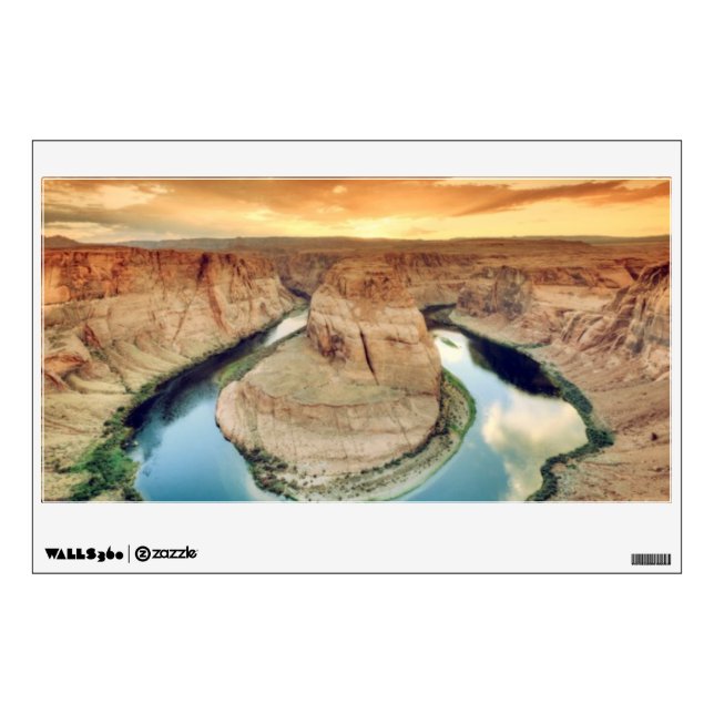 Horseshoe Bend Caynon Wall Sticker (Front)