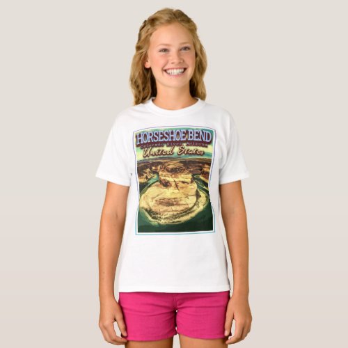 HORSESHOE BEND _ COLORADO RIVER _ ARIZONA US T_Shirt