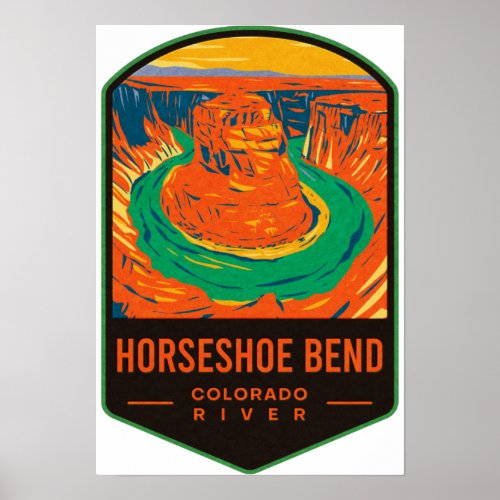 Horseshoe Bend Colorado River Poster