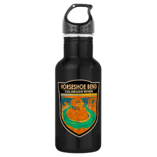 Horseshoe Bend Colorado River Vintage  Stainless Steel Water Bottle