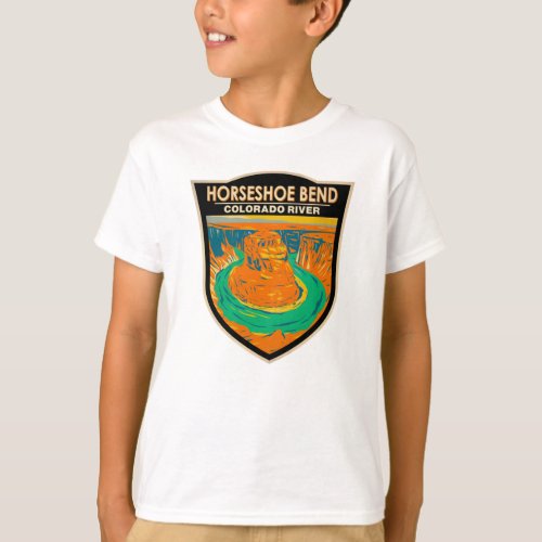 Horseshoe Bend Colorado River Vintage  T_Shirt