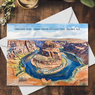 Horseshoe Bend Grand Canyon National Park Postcard