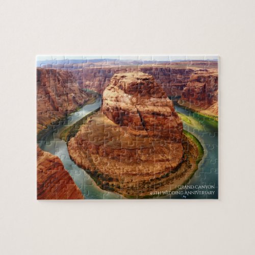 Horseshoe Bend Grand Canyon Vacation Keepsake Jigsaw Puzzle