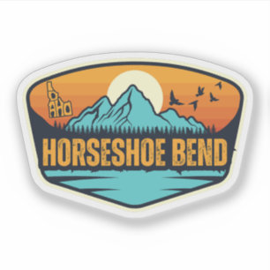 Horseshoe Bend, Idaho Sticker