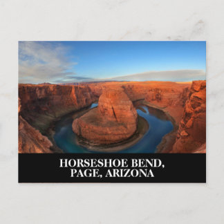 Horseshoe Bend in Page, Arizona Southwest US Postcard