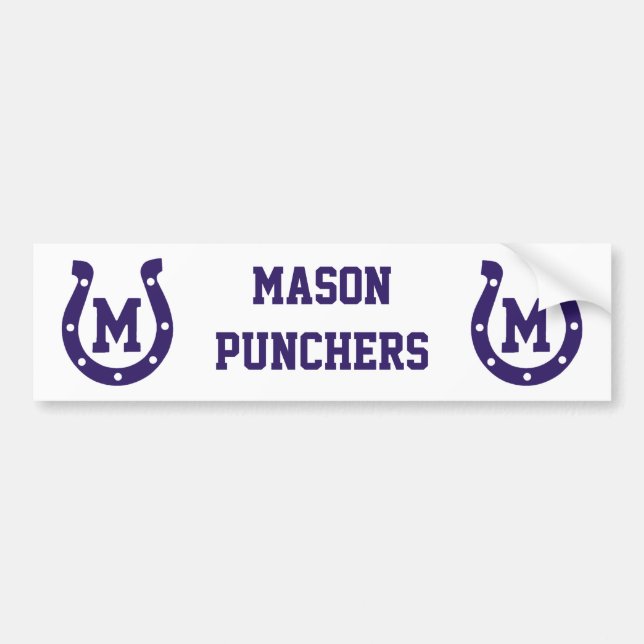 Horseshoe Bumper Sticker (Front)