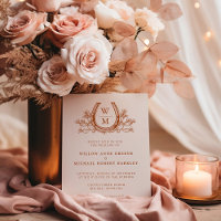 Horseshoe Cactus Western Country Boho Wedding